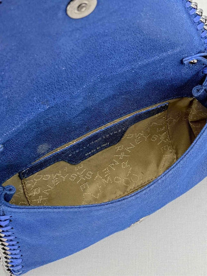 Pre - loved STELLA MCCARTNEY Falabella Flap Blue Crossbody at Reems Closet