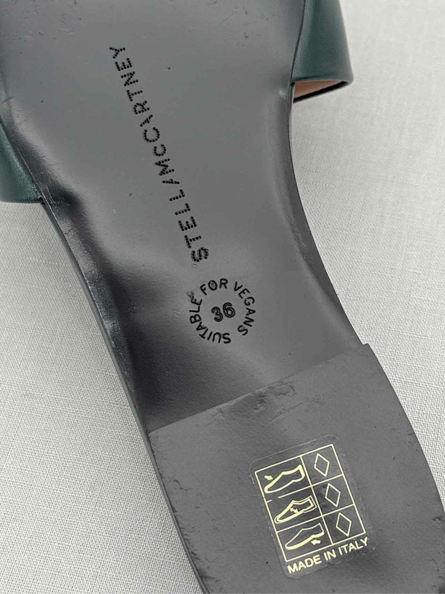 Pre - loved STELLA MCCARTNEY Falabella Green Size EU 36 Sandals at Reems Closet