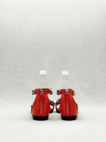 Pre - loved STELLA MCCARTNEY Falabella Orange Size EU 37 Sandals at Reems Closet