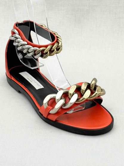 Pre - loved STELLA MCCARTNEY Falabella Orange Size EU 37 Sandals at Reems Closet