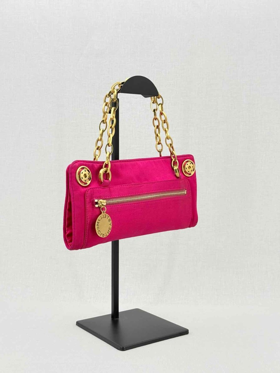 Pre - loved STELLA MCCARTNEY Fuchsia Top Handle at Reems Closet