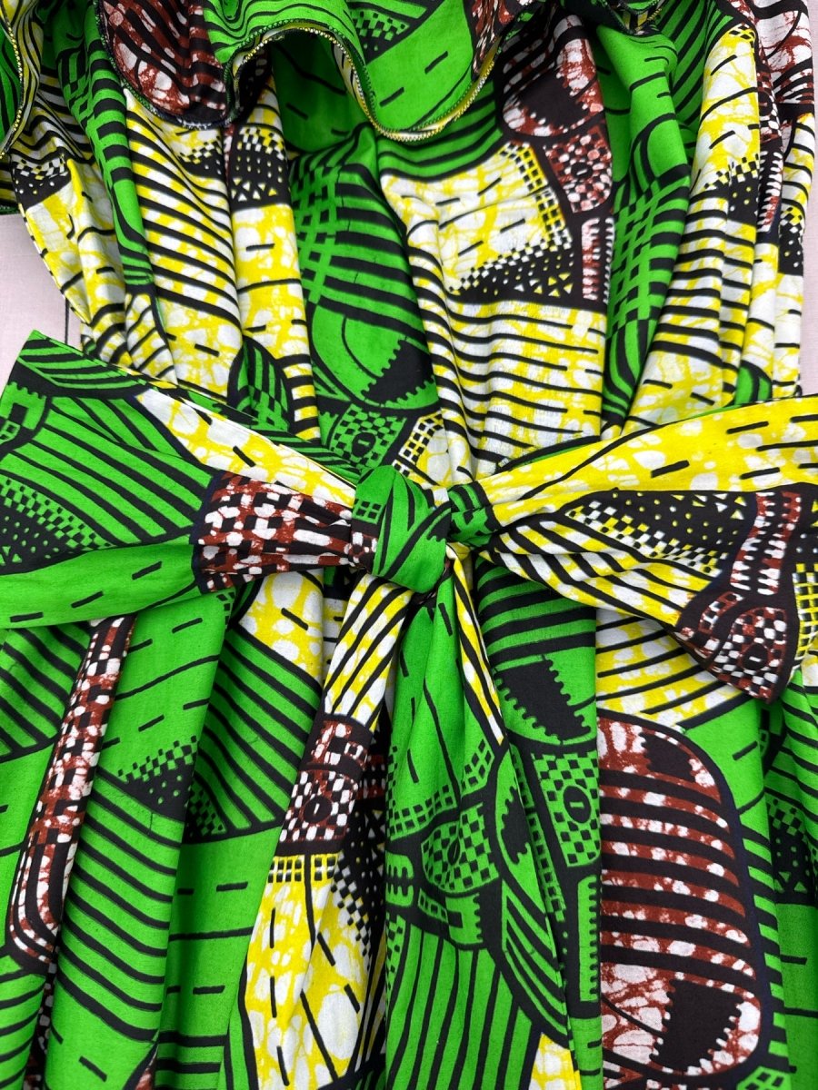 Pre - loved STELLA MCCARTNEY Green Multicolor Long Dress US4 at Reems Closet