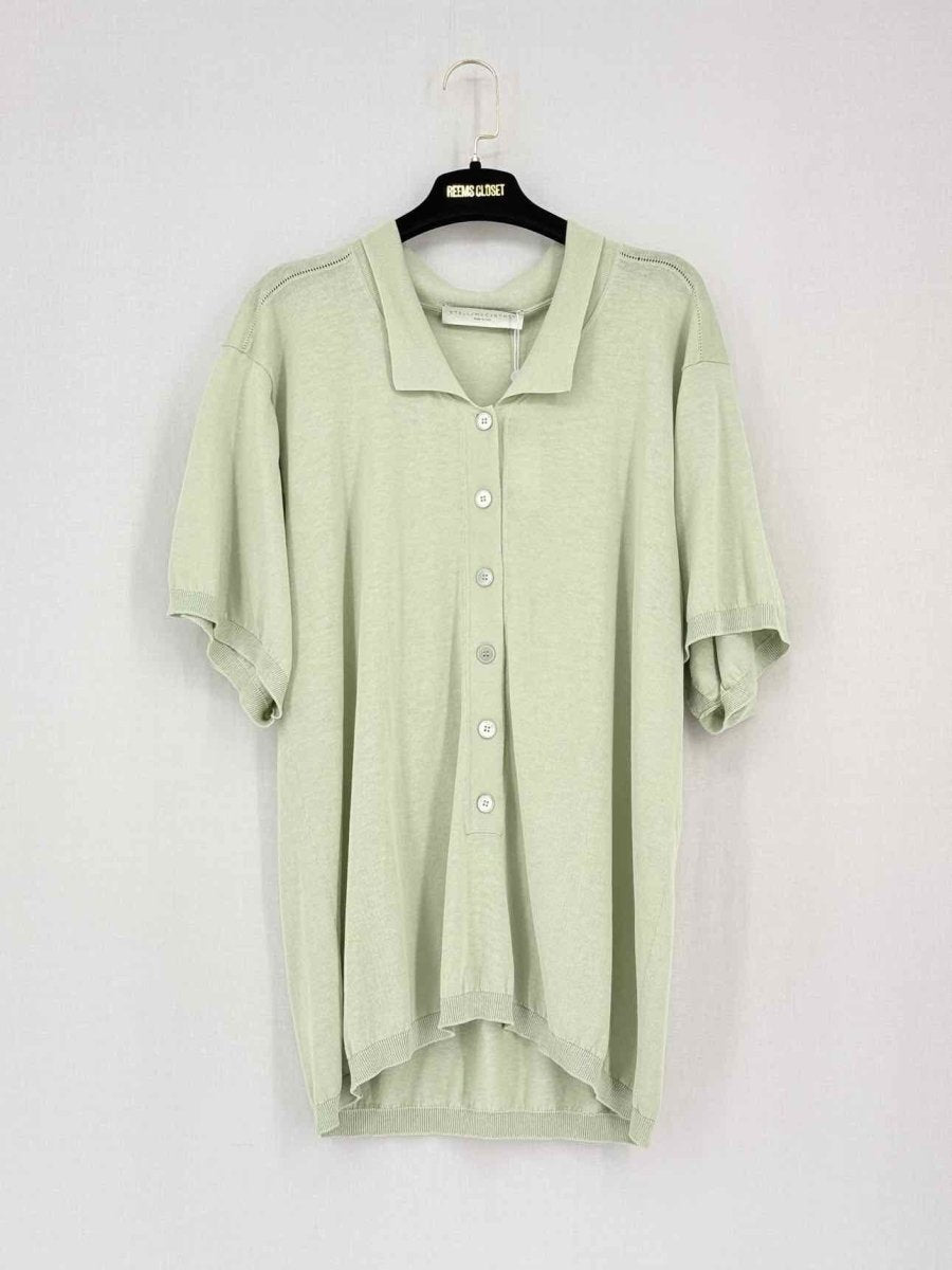 Pre-loved STELLA MCCARTNEY Green Size US 6 Top at Reems Closet