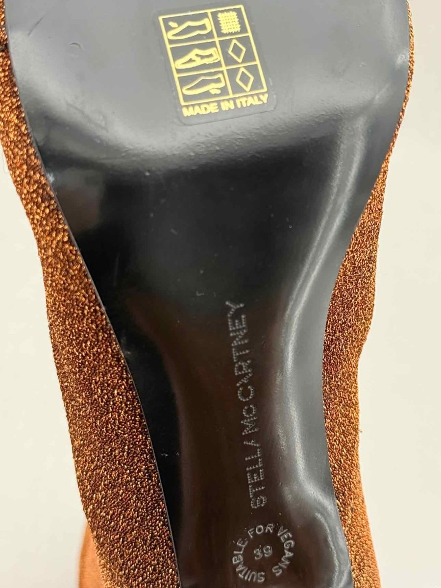 Pre - loved STELLA MCCARTNEY Groove Brown Size EU 39 Boots at Reems Closet