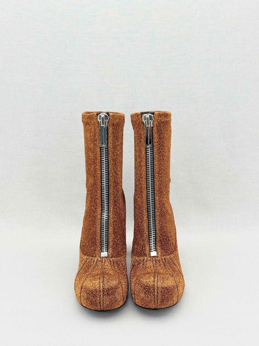 Pre - loved STELLA MCCARTNEY Groove Brown Size EU 39 Boots at Reems Closet