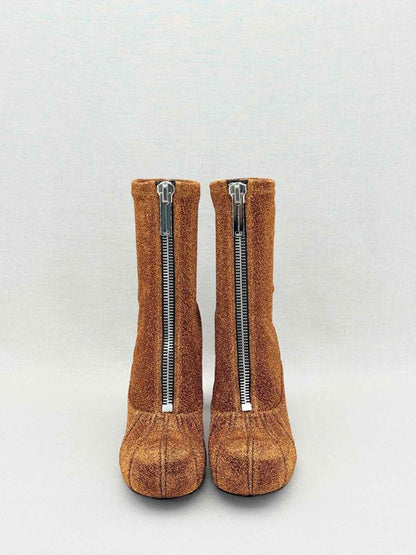 Pre - loved STELLA MCCARTNEY Groove Brown Size EU 39 Boots at Reems Closet
