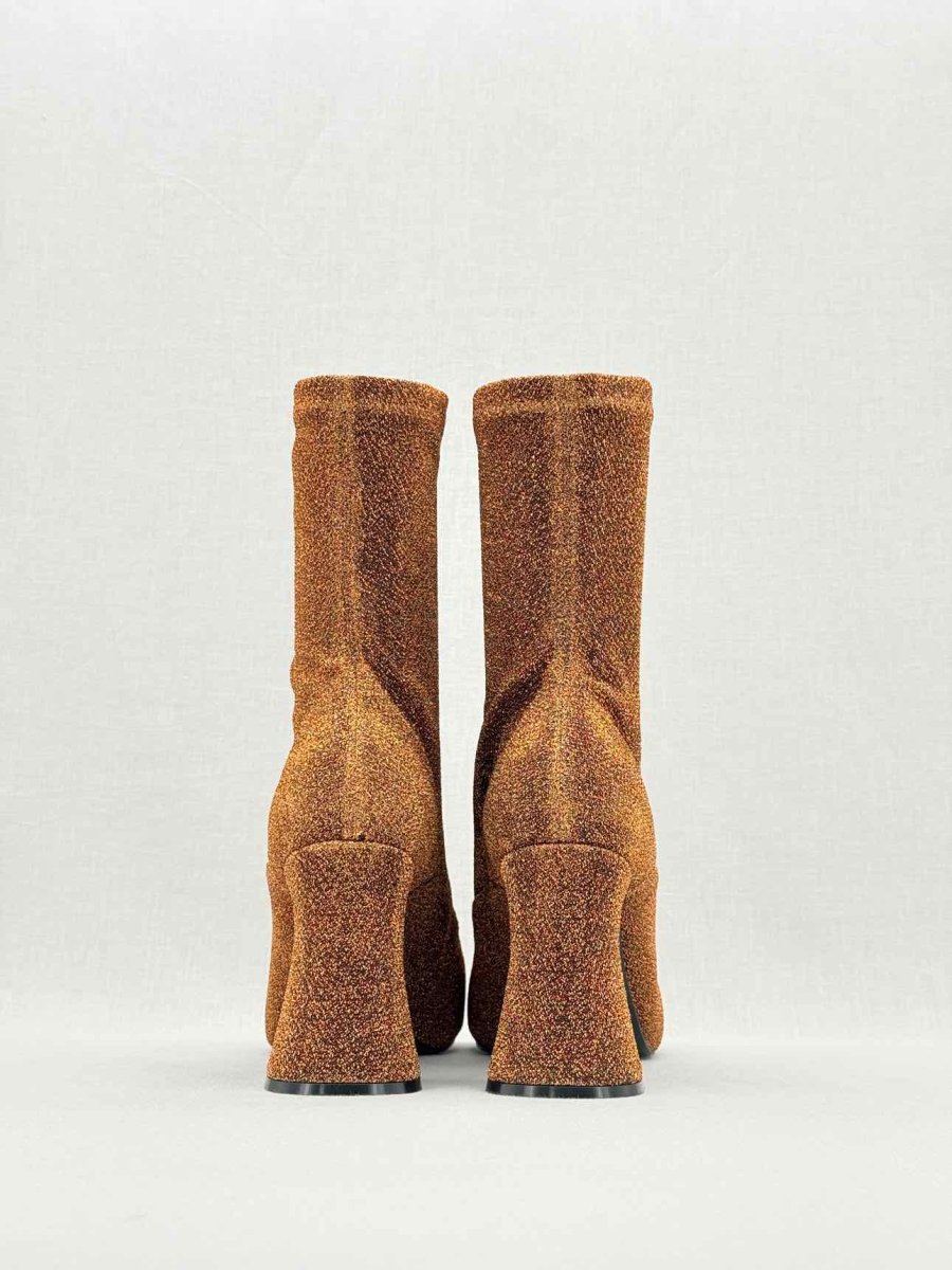Pre - loved STELLA MCCARTNEY Groove Brown Size EU 39 Boots at Reems Closet