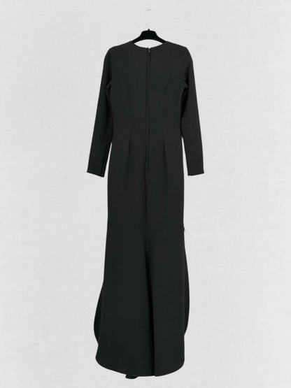 Pre - loved STELLA MCCARTNEY High Low Black Size US 4 Long Dress at Reems Closet