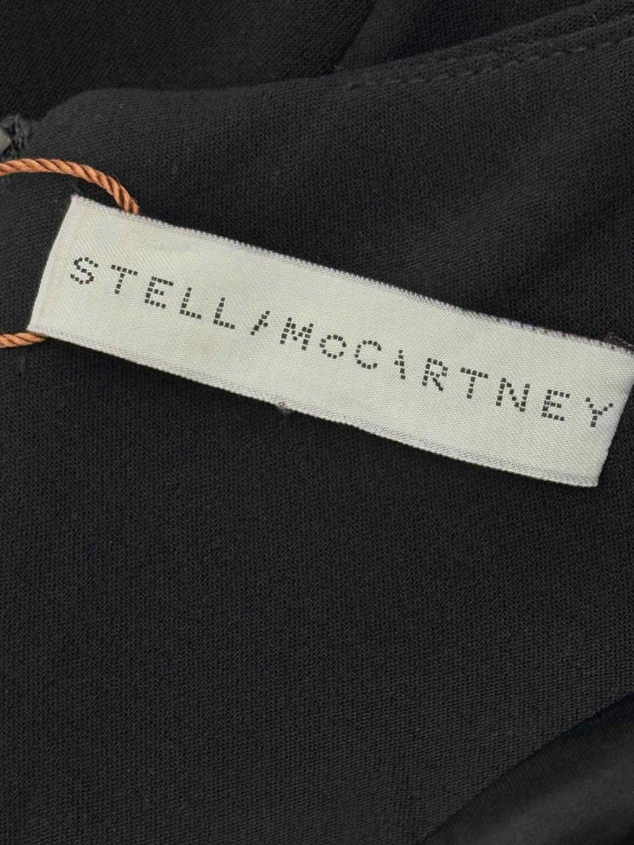 Pre - loved STELLA MCCARTNEY High Low Black Size US 4 Long Dress at Reems Closet
