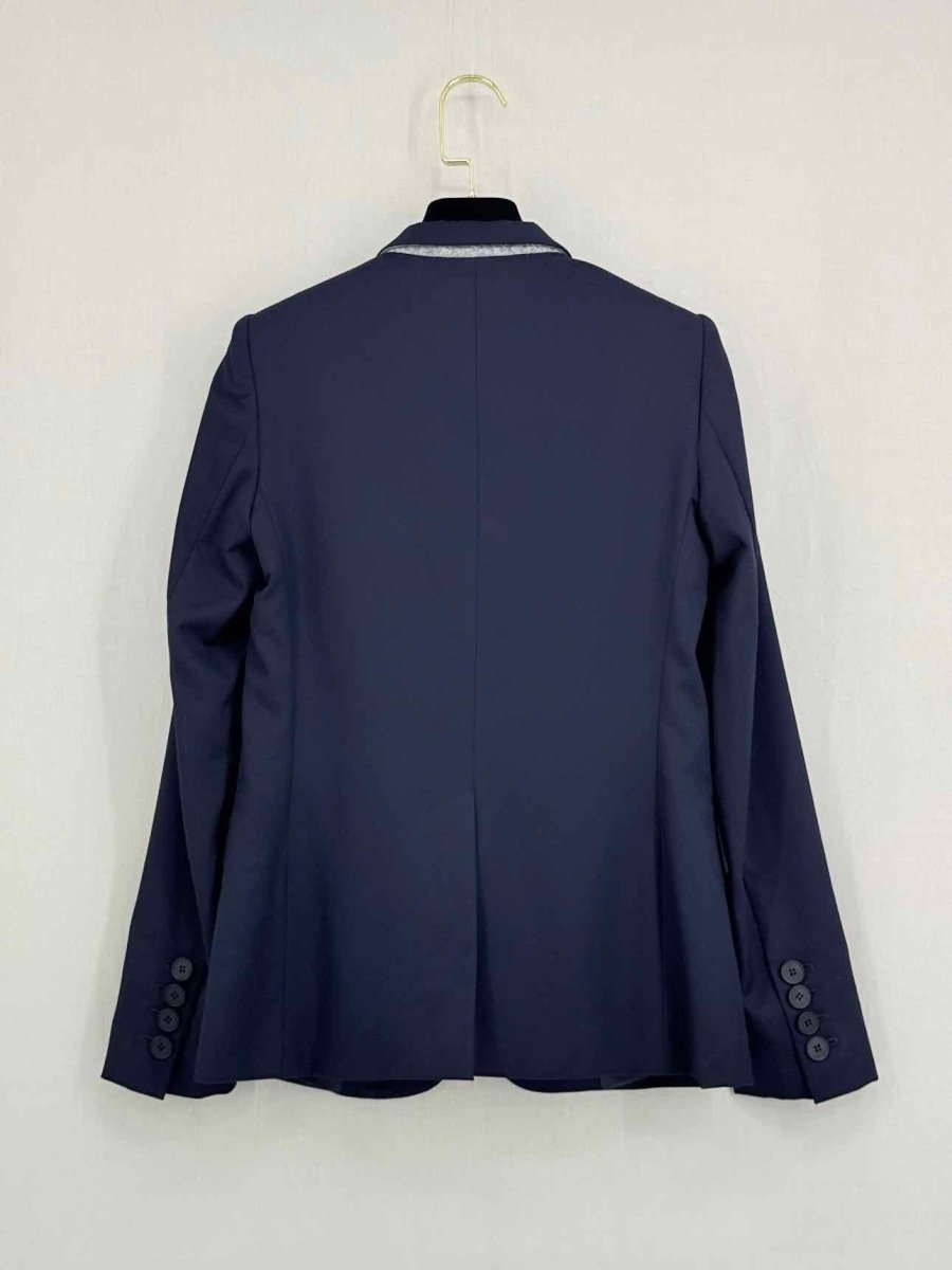 Pre - loved STELLA MCCARTNEY Navy Blue Size US 2 Jacket at Reems Closet
