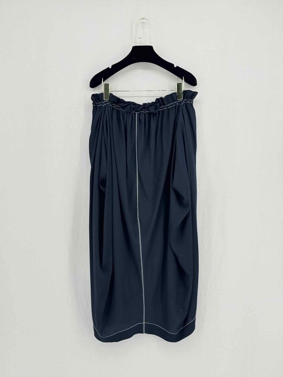Pre - loved STELLA MCCARTNEY Navy Blue Size US 2 Knee Length Skirt at Reems Closet