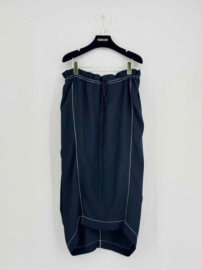 Pre - loved STELLA MCCARTNEY Navy Blue Size US 2 Knee Length Skirt at Reems Closet
