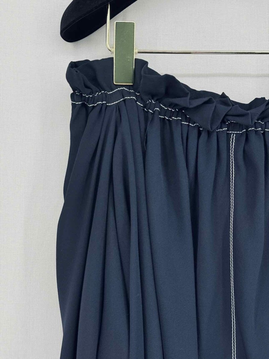 Pre - loved STELLA MCCARTNEY Navy Blue Size US 2 Knee Length Skirt at Reems Closet