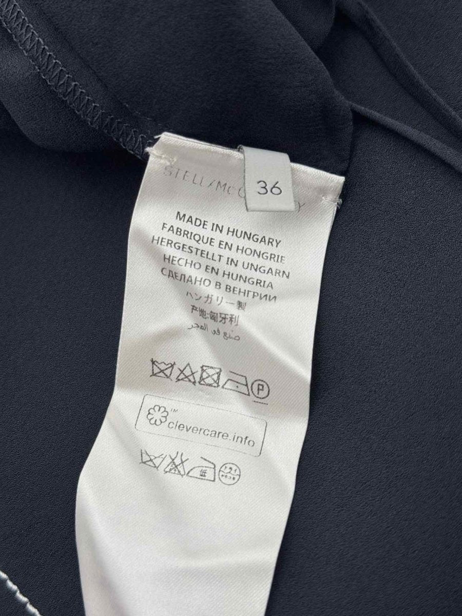 Pre - loved STELLA MCCARTNEY Navy Blue Size US 2 Knee Length Skirt at Reems Closet