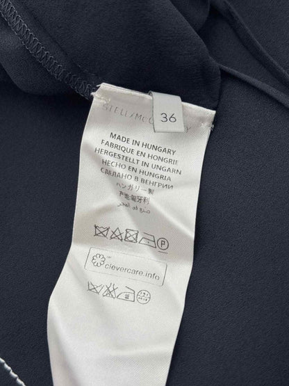 Pre - loved STELLA MCCARTNEY Navy Blue Size US 2 Knee Length Skirt at Reems Closet