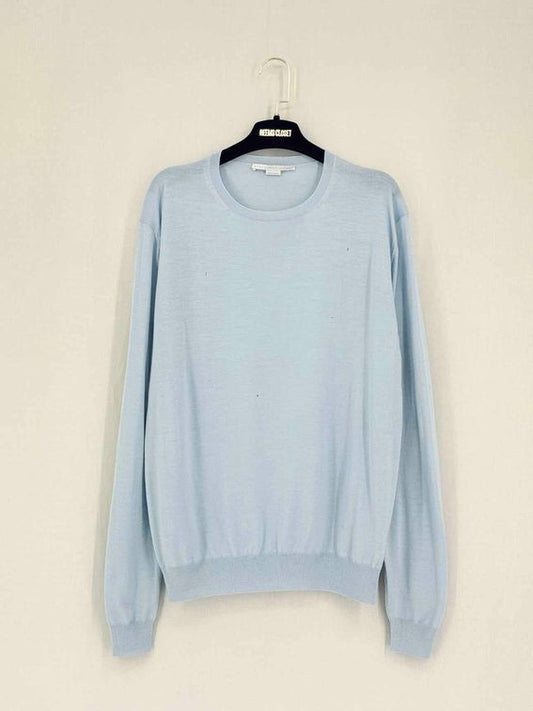 Pre-loved STELLA MCCARTNEY Pale Blue Size Large Sweater at Reems Closet