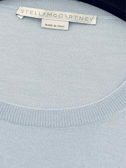 Pre-loved STELLA MCCARTNEY Pale Blue Size Large Sweater at Reems Closet