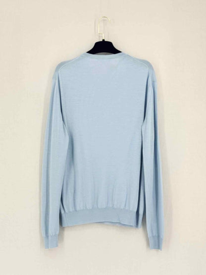 Pre-loved STELLA MCCARTNEY Pale Blue Size Large Sweater at Reems Closet