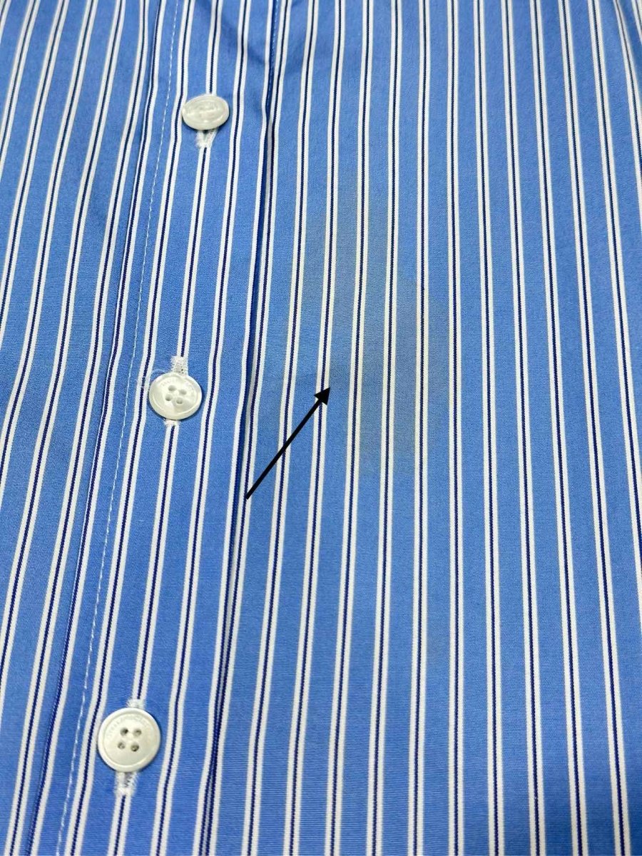 Pre - loved STELLA MCCARTNEY Sloane Blue & White Size US 2 Shirt at Reems Closet