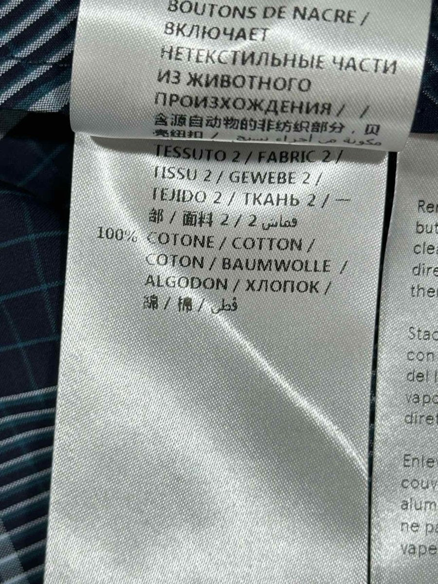 Pre - loved STELLA MCCARTNEY Sloane Blue & White Size US 2 Shirt at Reems Closet