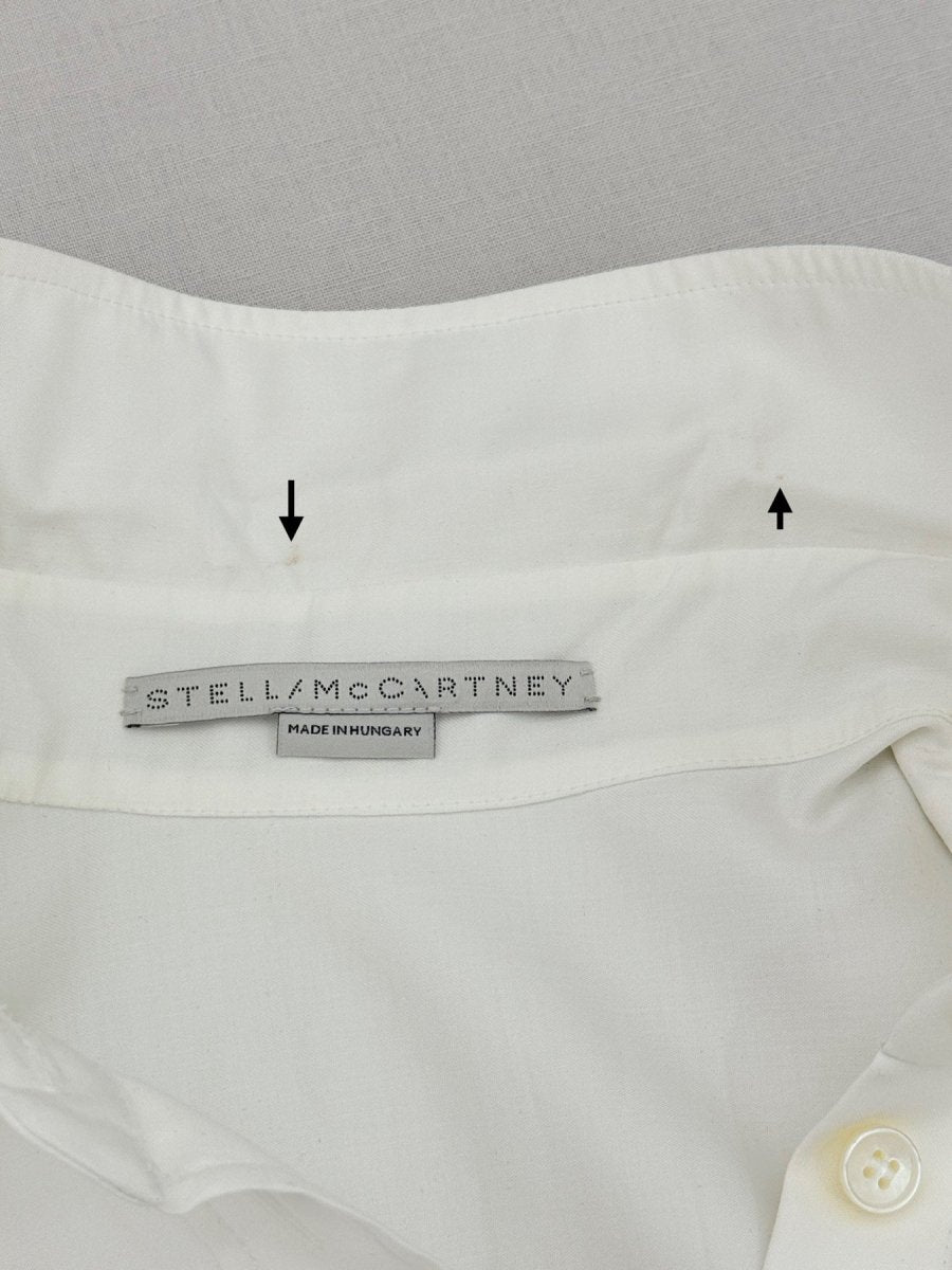Pre - loved STELLA MCCARTNEY White Shirt US6 at Reems Closet