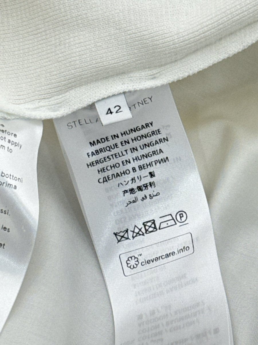 Pre - loved STELLA MCCARTNEY White Shirt US6 at Reems Closet