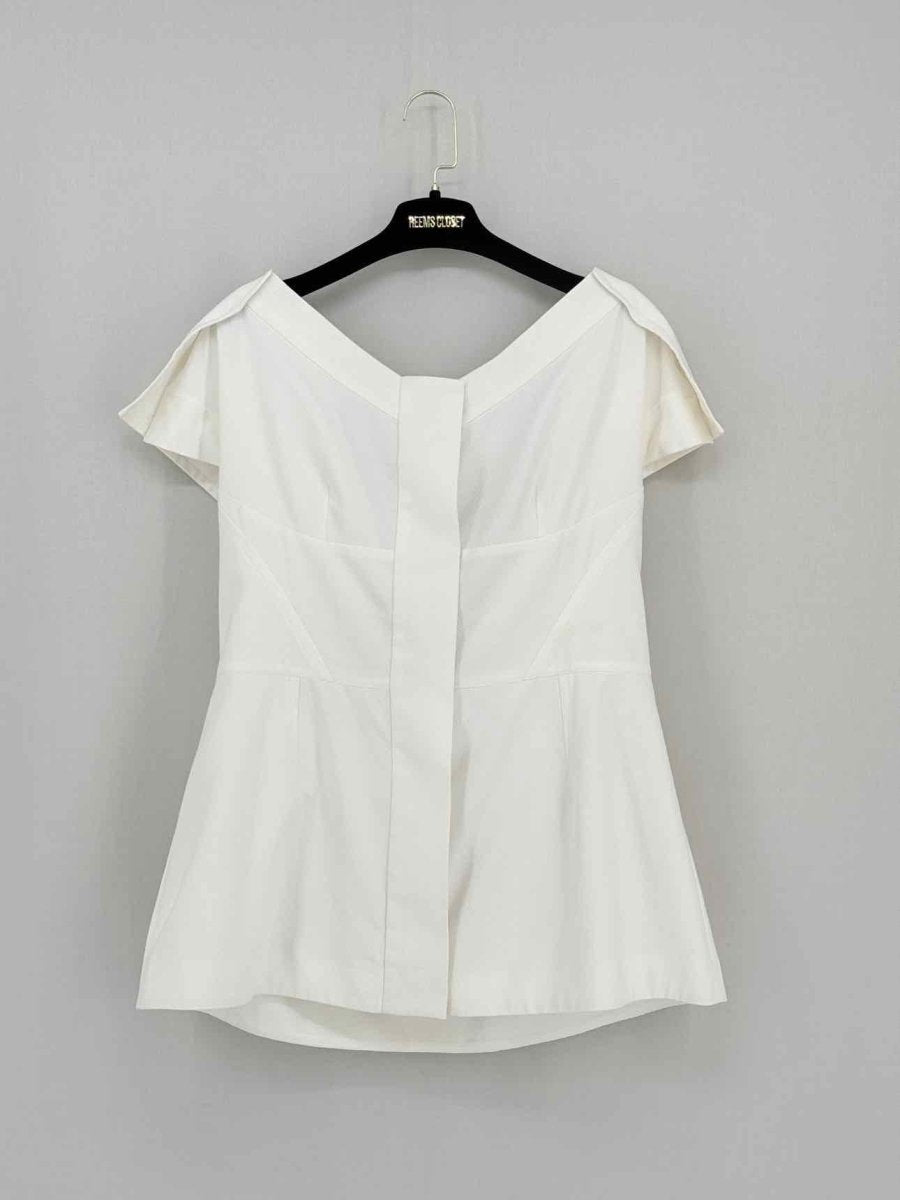Pre - loved STELLA MCCARTNEY White Size US 14 Blouse at Reems Closet