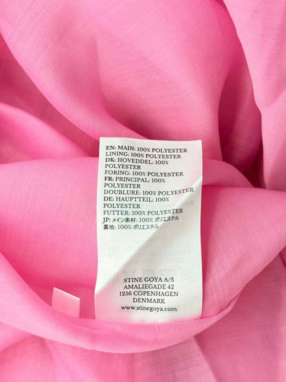 Pre-loved STINE GOYA Amelia Pink Size Small Midi Dress at Reems Closet