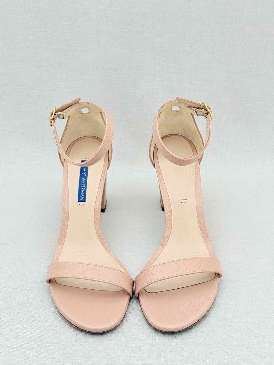 Pre - loved STUART WEITZMAN Ash Pink Size EU 38 Heeled Sandals at Reems Closet
