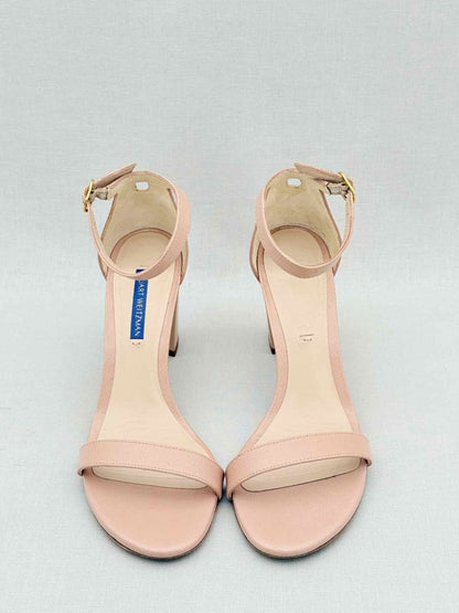 Pre - loved STUART WEITZMAN Ash Pink Size EU 38 Heeled Sandals at Reems Closet