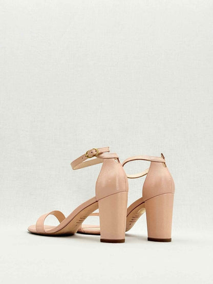 Pre - loved STUART WEITZMAN Ash Pink Size EU 38 Heeled Sandals at Reems Closet