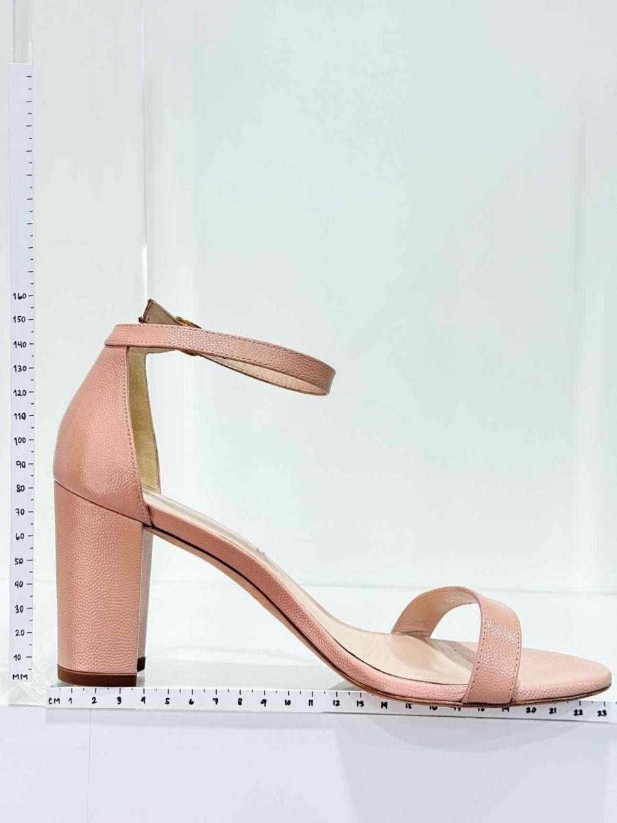 Pre - loved STUART WEITZMAN Ash Pink Size EU 38 Heeled Sandals at Reems Closet