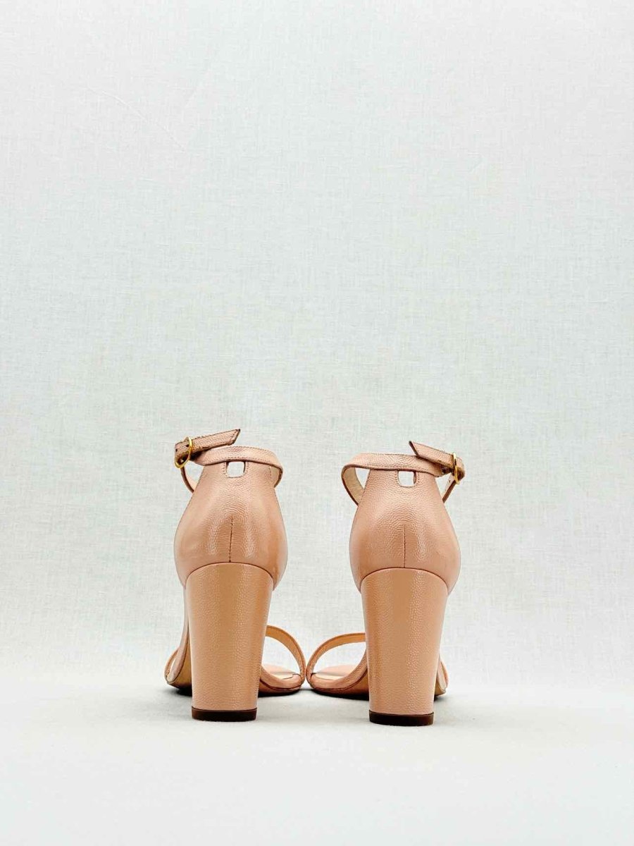 Pre - loved STUART WEITZMAN Ash Pink Size EU 38 Heeled Sandals at Reems Closet