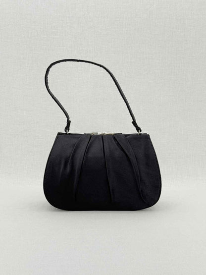 Pre - loved STUART WEITZMAN Black Clutch at Reems Closet