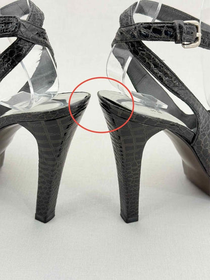 Pre - loved STUART WEITZMAN Black Size EU 37 Heeled Sandals at Reems Closet