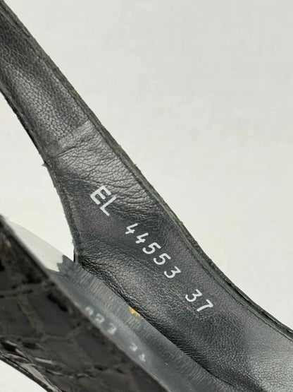 Pre - loved STUART WEITZMAN Black Size EU 37 Heeled Sandals at Reems Closet