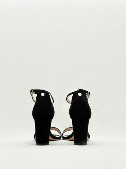 Pre - loved STUART WEITZMAN Black Size EU 38 Heeled Sandals at Reems Closet