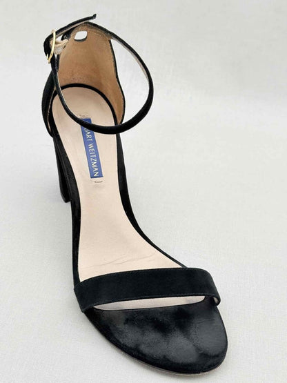 Pre - loved STUART WEITZMAN Black Size EU 38 Heeled Sandals at Reems Closet
