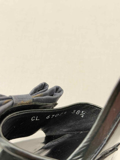 Pre - loved STUART WEITZMAN Black Size EU 38.5 Heeled Sandals at Reems Closet