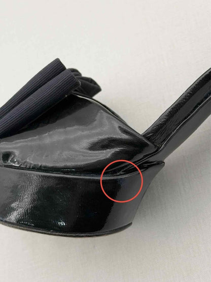 Pre - loved STUART WEITZMAN Black Size EU 38.5 Heeled Sandals at Reems Closet