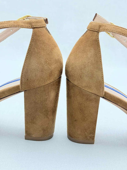 Pre - loved STUART WEITZMAN Brown Size EU 38 Heeled Sandals at Reems Closet