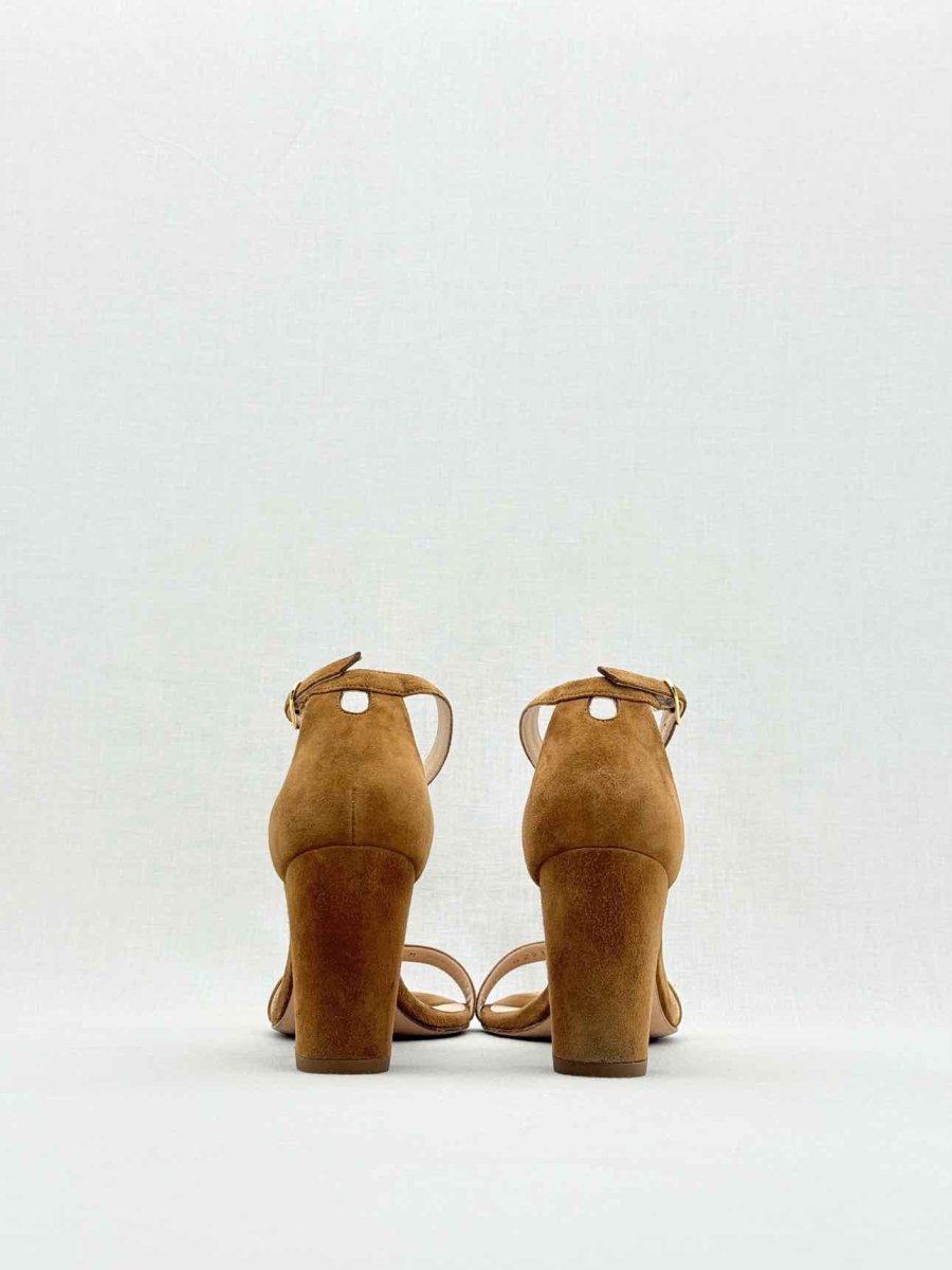 Pre - loved STUART WEITZMAN Brown Size EU 38 Heeled Sandals at Reems Closet