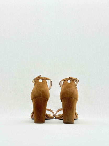 Pre - loved STUART WEITZMAN Brown Size EU 38 Heeled Sandals at Reems Closet