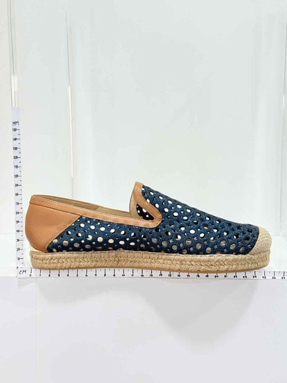 Pre - loved STUART WEITZMAN Espadrille Laser cut Size EU 39 Flats at Reems Closet