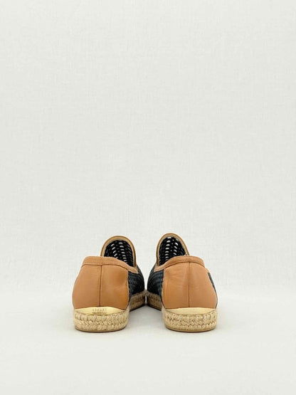 Pre - loved STUART WEITZMAN Espadrille Laser cut Size EU 39 Flats at Reems Closet