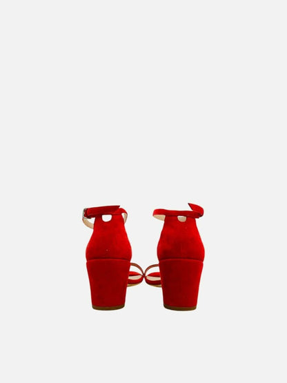 Pre - loved STUART WEITZMAN Red Size EU 39 Heeled Sandals at Reems Closet