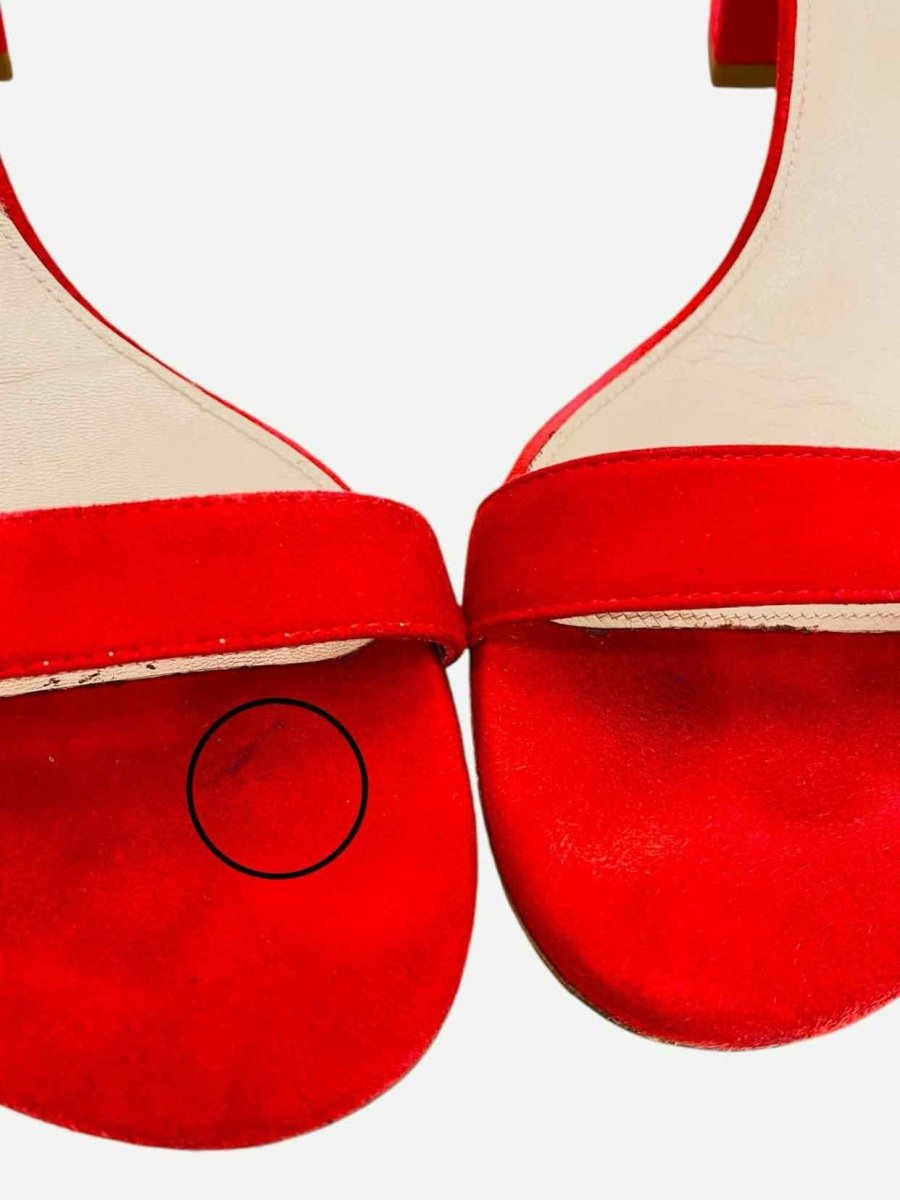 Pre - loved STUART WEITZMAN Red Size EU 39 Heeled Sandals at Reems Closet