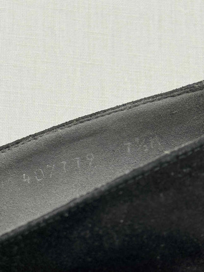 Pre - loved STUART WEITZMAN Wedge Black Size EU 37 Loafers at Reems Closet