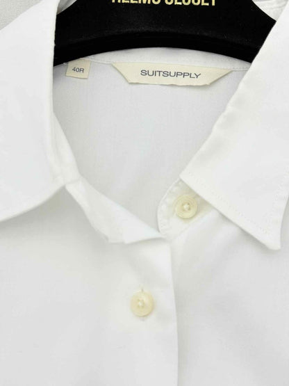 Pre - loved SUITSUPPLY White Size US 4 Shirt at Reems Closet