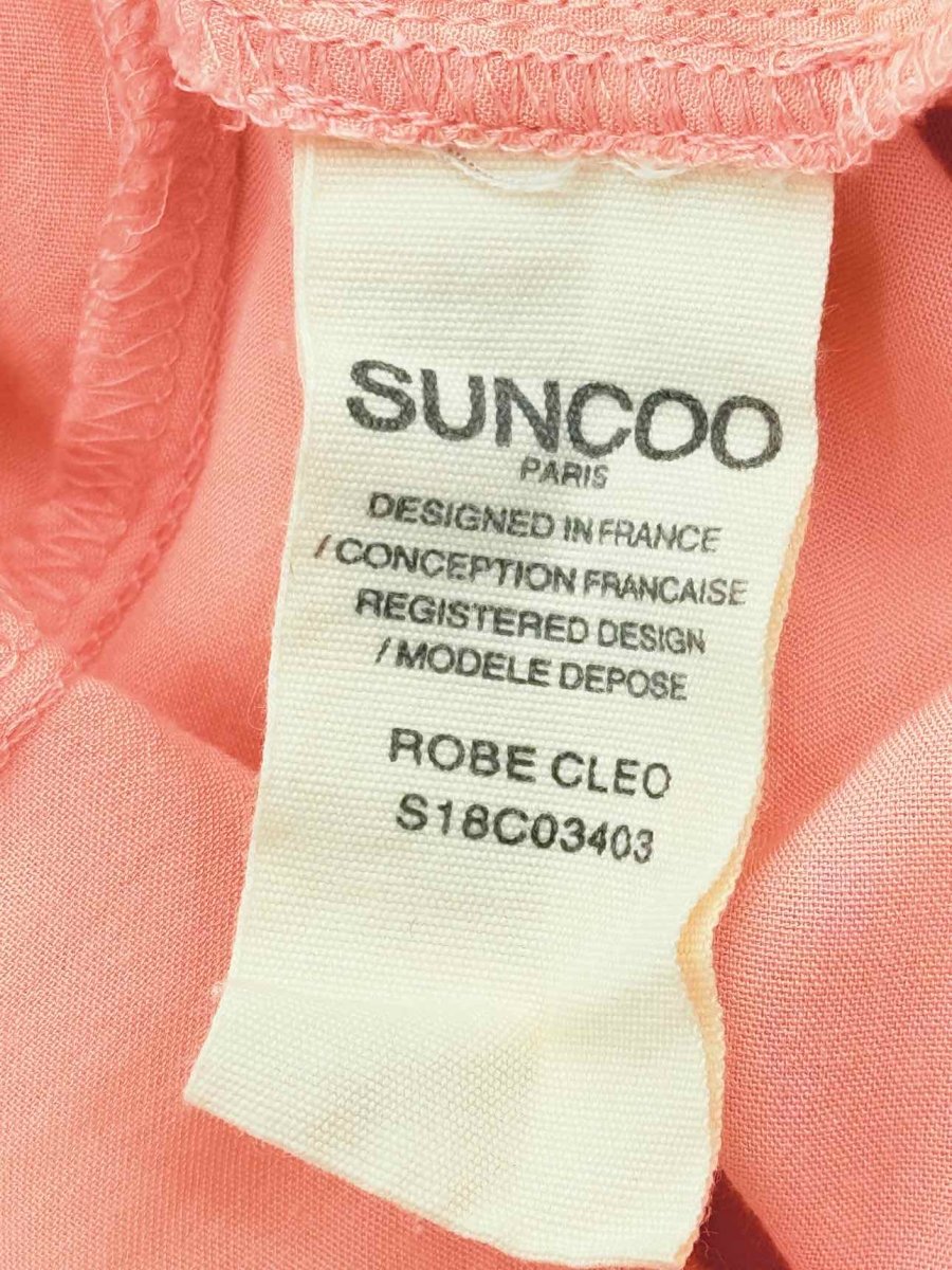 Pre - loved SUNCOO Coral Size Small Long Skirt at Reems Closet